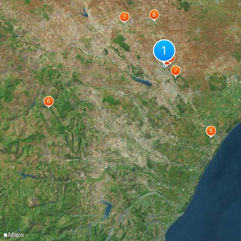 Province of Matera Map