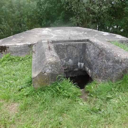 Gedeelte van de linie ochten- de spees