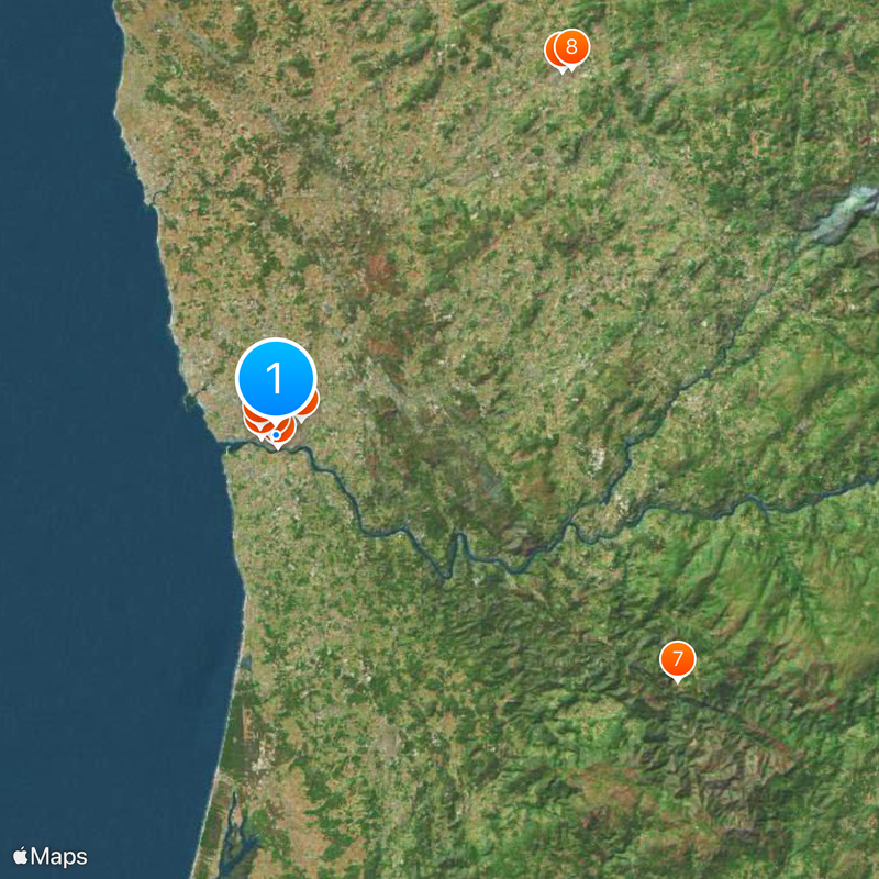 Aire métropolitaine de Porto Carte