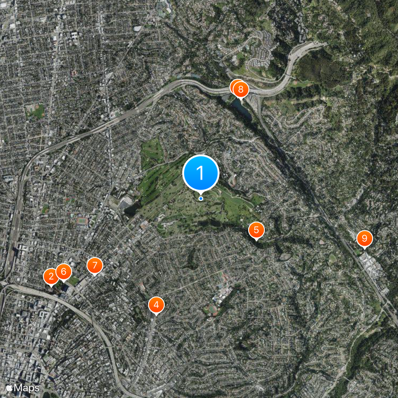 Mountain View Cemetery Map