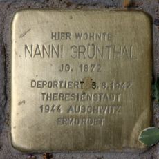 Stolperstein dedicated to Nanni Grünthal