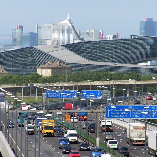 Vienna Southeast Bypass motorway A23