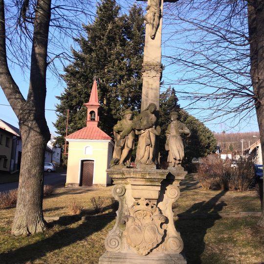 Wayside cross in Přílepy