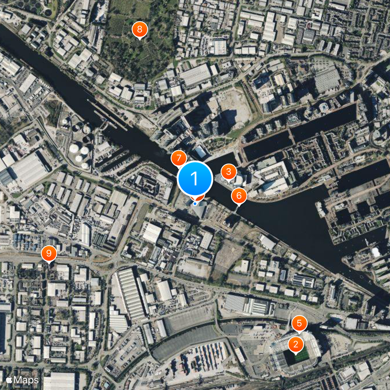 Imperial War Museum North Map