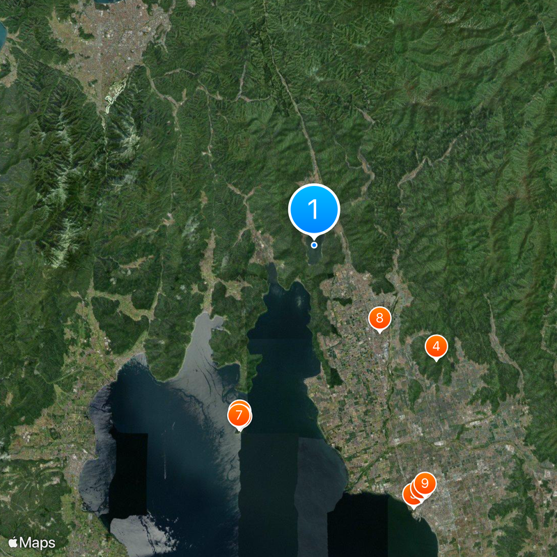 Lake Yogo Map