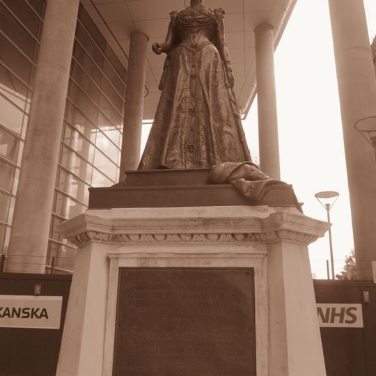 Statue in Rear Courtyard of the London Hospital