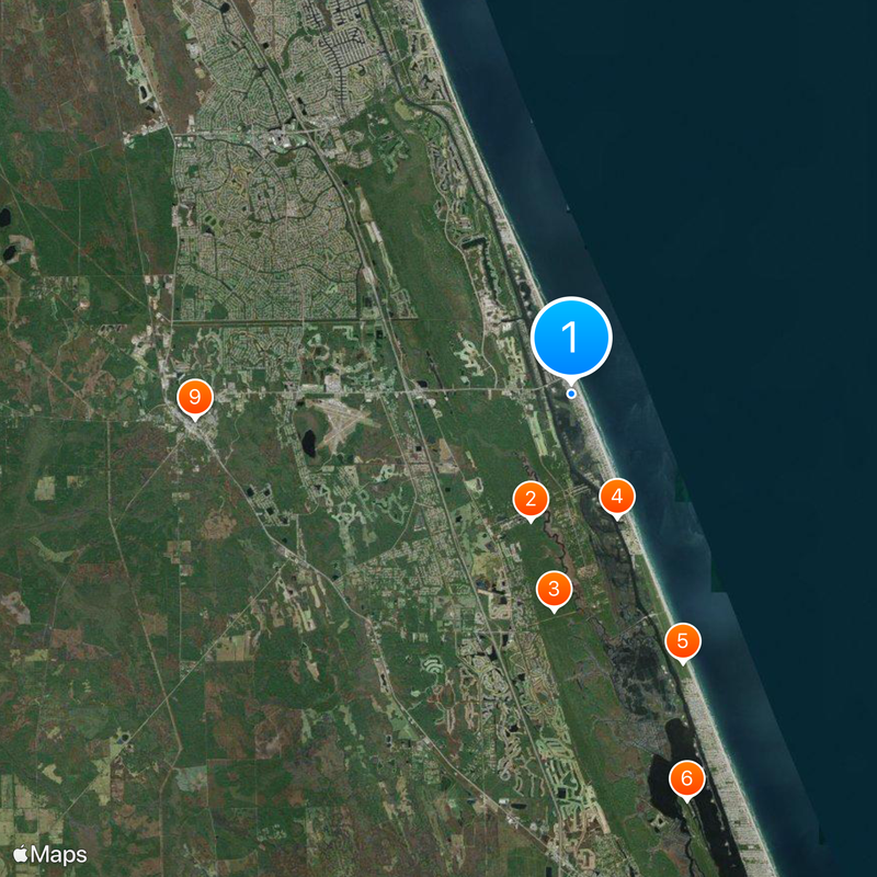 Flagler Beach Map