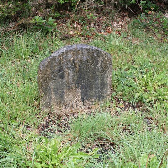 Milestone, 200m SW of turn to Forda, 50m NE of Beatdown