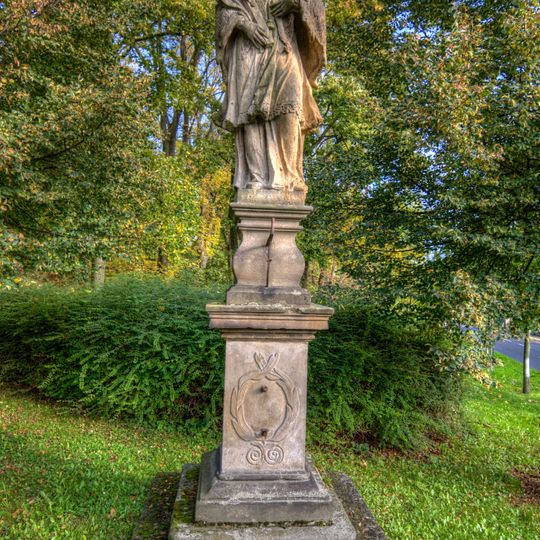 Statue of Saint John of Nepomuk in the streets Jana Švermy and Pionýrů, Kadaň