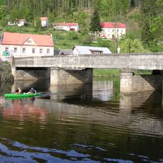 Most silnice II/160 přes Vltavu v Rožmberku nad Vltavou