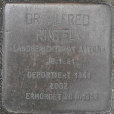 Stolperstein em memória de Alfred Rinteln