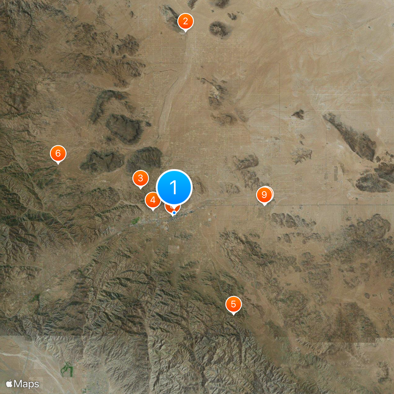 Pioneertown Map