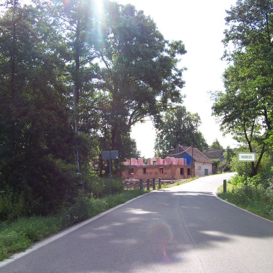 Most silnice II/120 přes Libíňský potok v Rudolci