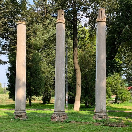 Колоннада главного дома усадьбы И.И. Баскакова