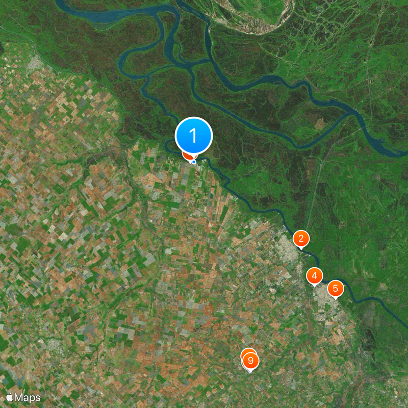 Atucha Nuclear Power Plant Map