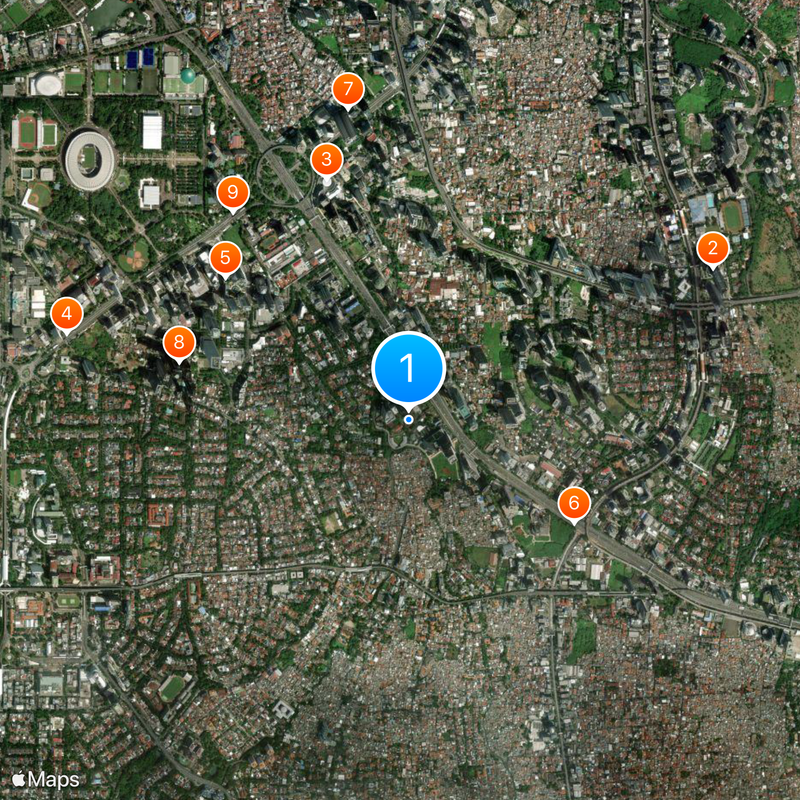Satriamandala Museum Map