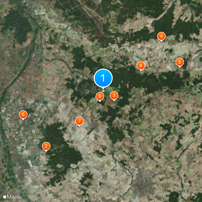 Château de la Mothe-Chandeniers Map