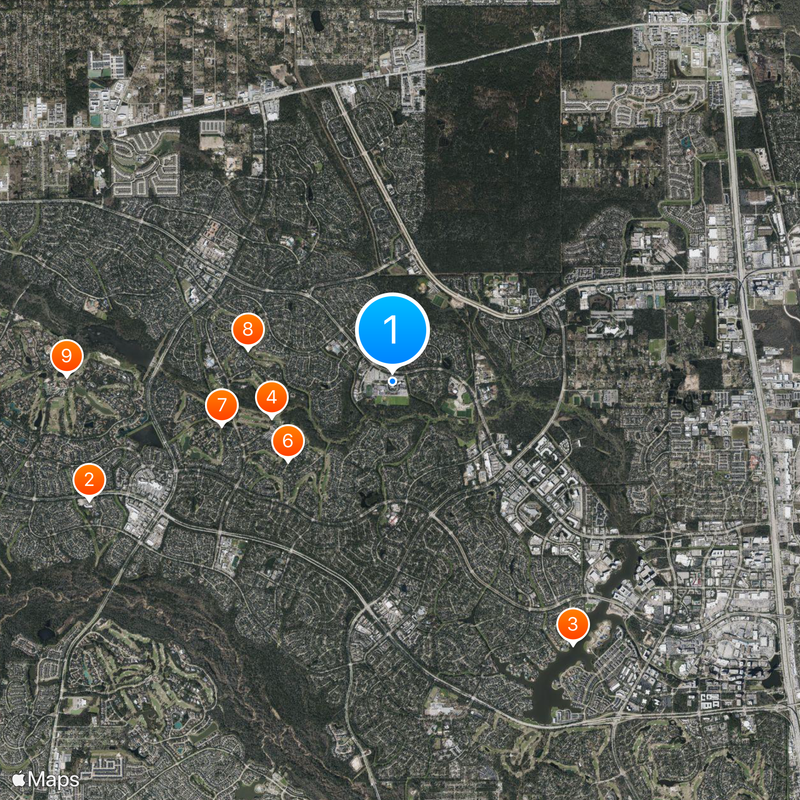 The Woodlands High School Map