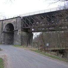 Železniční most přes Blšanku v Železné