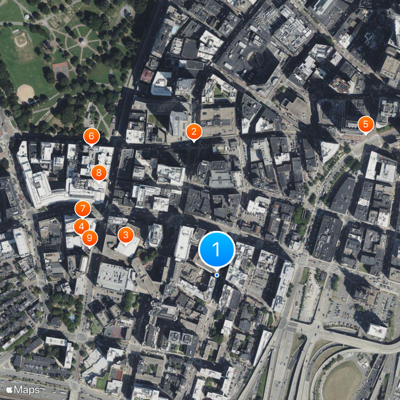 Tufts University School of Medicine Map