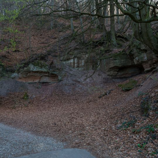 Felsbildung des Kieselsandsteins
