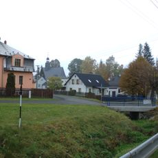 Most přes Milotický potok proti čp. 106 v Miloticích nad Opavou