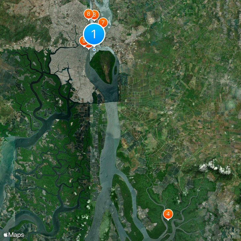 Guayas River Map
