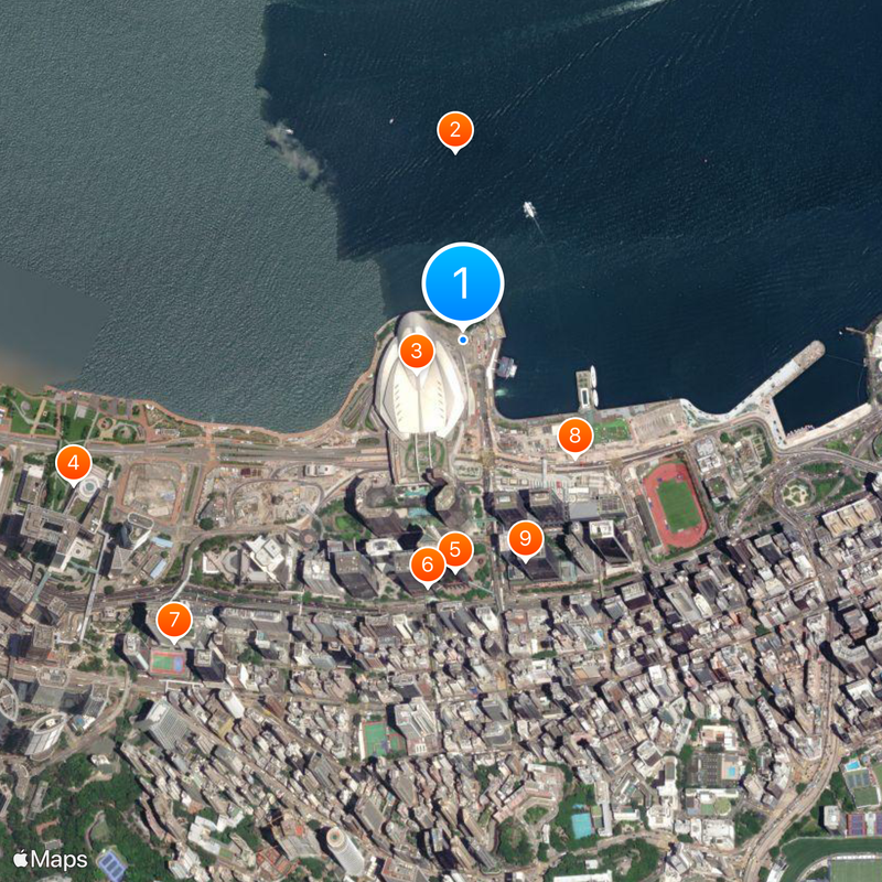 Golden Bauhinia Square Map