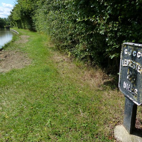 Milepost At Sp 6120 7904, Grand Union Canal