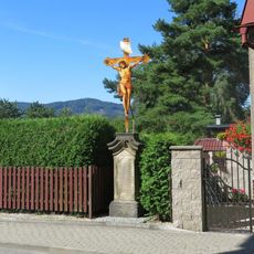 Kříž u domu Václavská 231 v Hrádku nad Nisou