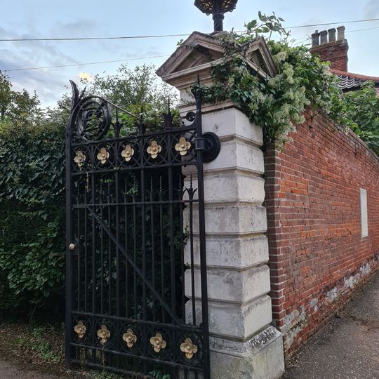 Gates And Piers To Village Hall