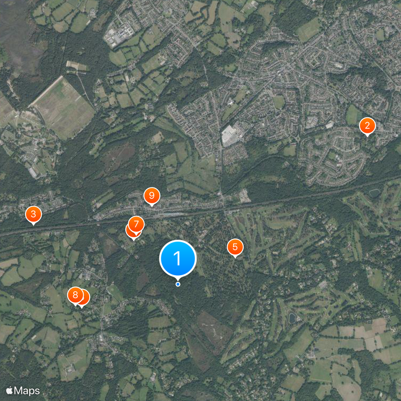 Brookwood Cemetery Map
