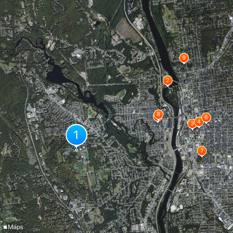 Saint Anselm College Karte