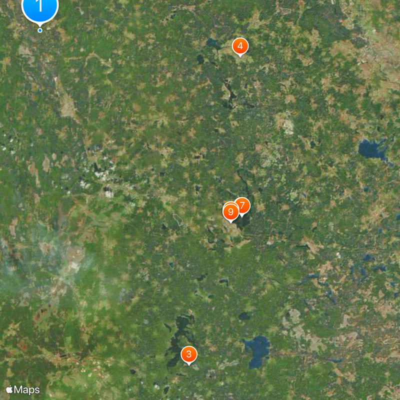 Obwód nowogrodzki Mapa