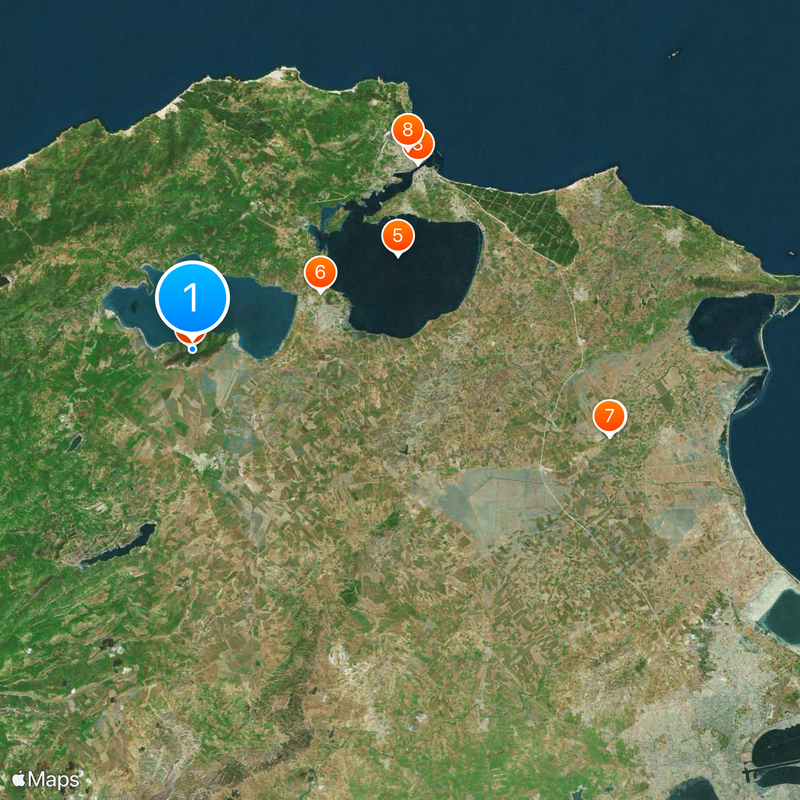 Ichkeul National Park Map