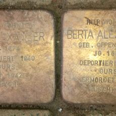 Stolperstein dedicated to Max Alexander