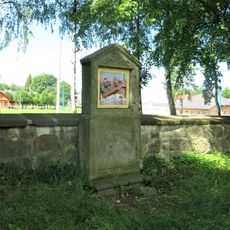 Kaplička Křížové cesty-IX u kostela ve Starých Křečanech