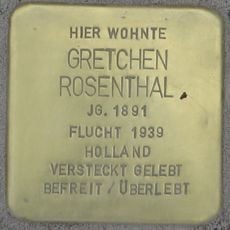Stolperstein en memoria de Gretchen Rosenthal