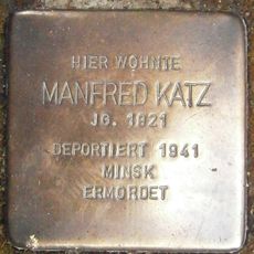 Stolperstein dedicated to Manfred Katz