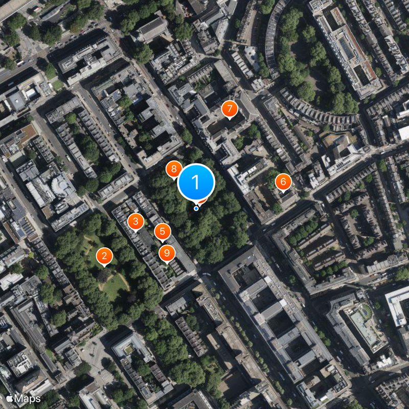 Tavistock Square Carte
