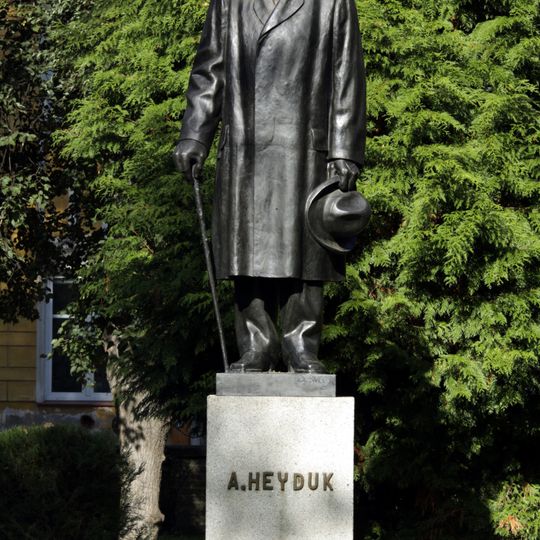 Monument to Adolf Heyduk in Písek