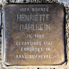 Stolperstein en memoria de Henriette Dahlheim