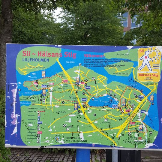 Hälsans stig - Liljeholmen och Gröndal