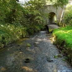 První železniční most přes Bělou v Bělé pod Bezdězem