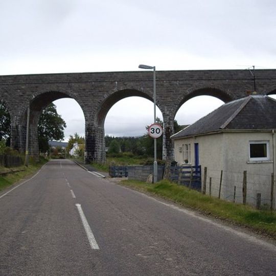 Tomatin, Railway Viaduct Over Old A9 Road