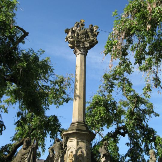 Holy Trinity column in Loštice