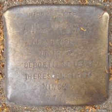 Stolperstein dedicated to Anna Messias