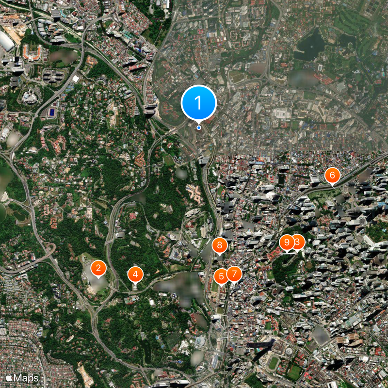 World Trade Centre Kuala Lumpur Map