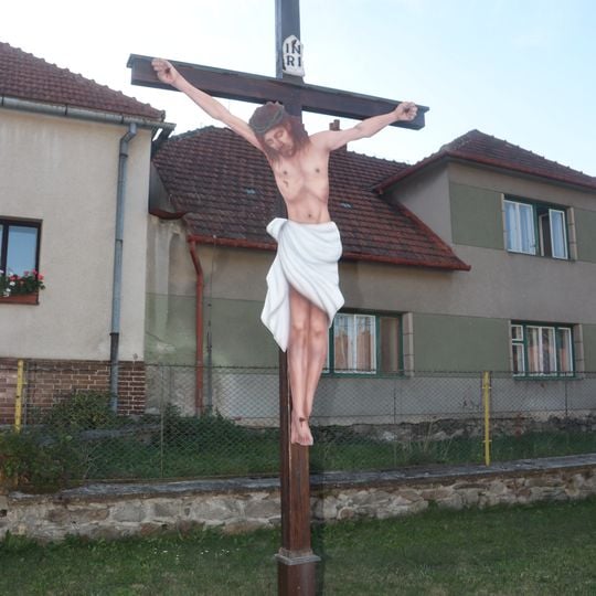 Wood cross in Bransouze