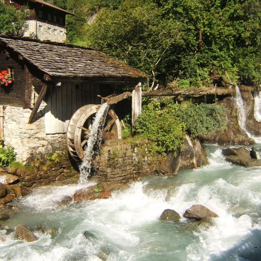 Water mill at Islitzbach, Prägraten am Großvenediger